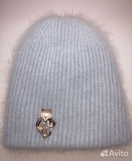 Шапочка из пуха норки (ручная работа) новая