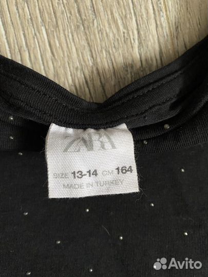Боди-топ/футболка zara на рост 140-146
