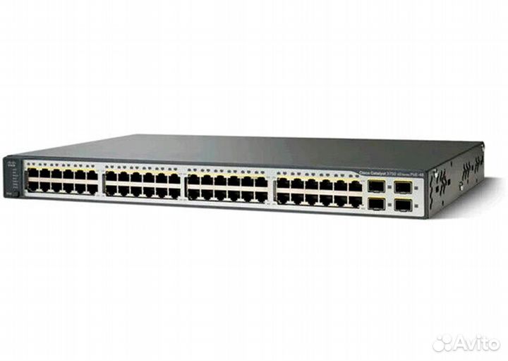 Коммутатор Cisco Catalyst WS-C3750V2-48PS-S