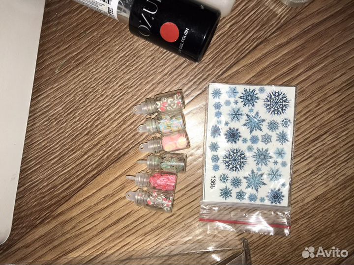 Уф Лампа для ногтей+тейпы, фуми, нити, лак,топ, кл