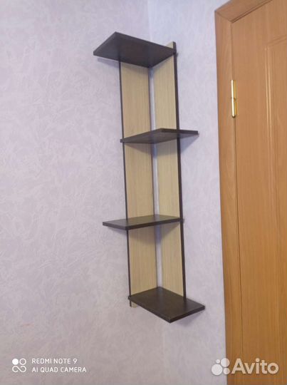 Полка настенная угловая