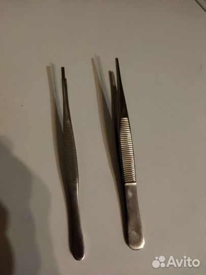 Пинцет медицинский сталь медицинская