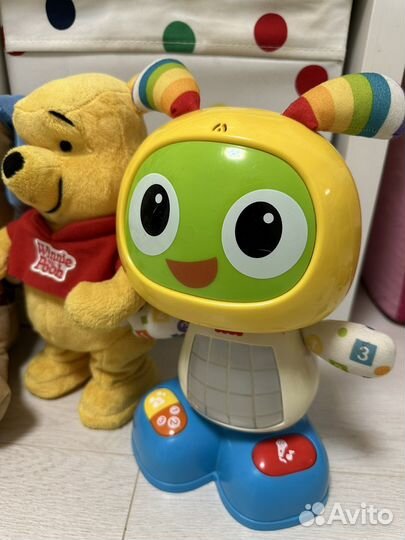 Музыкальный фонарь, робот бибо fisher price