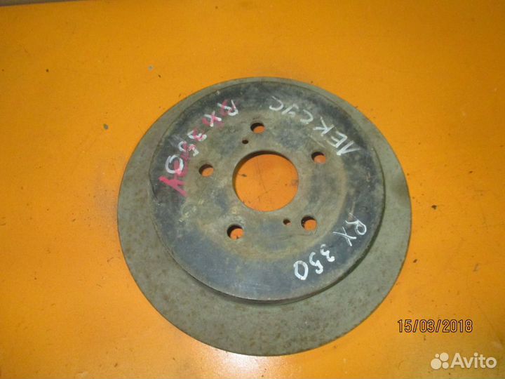 Диск тормозной задний Lexus RX 350/450H Лексус