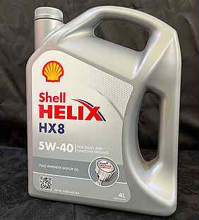 Моторное масло Shell Helix HX8 5W-40 4л