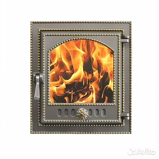 Дверь для Камина везувий каминная 210 (Бронза) вез