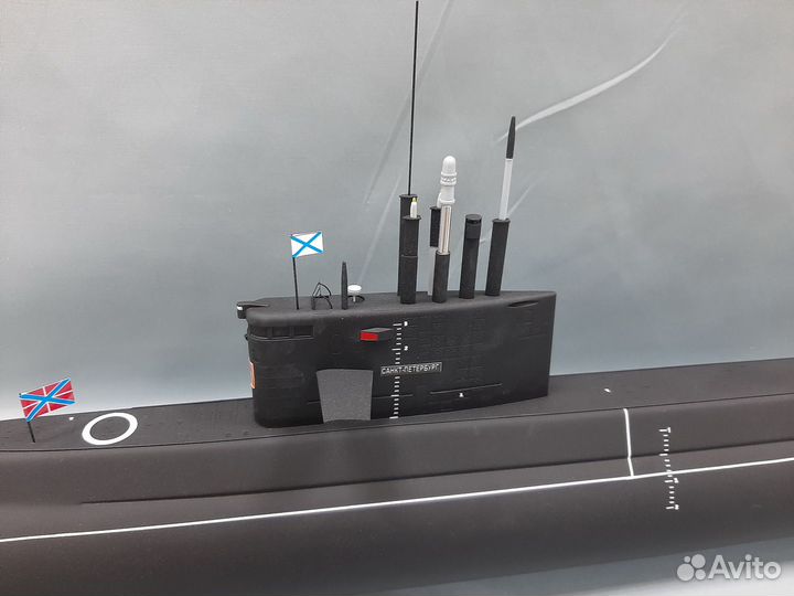 Модель подводно лодки лада проект 677. масшта 1/72