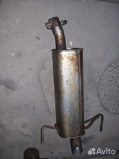 Опель астра H глушитель