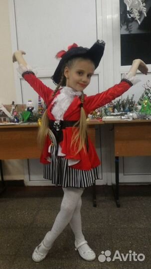 Прокат новогодний костюм Пиратка(Дисней) 5-8 л