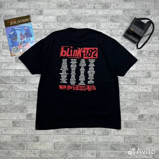 Футболка Blink-182 Tour Black T-Shirt x Bangladesh