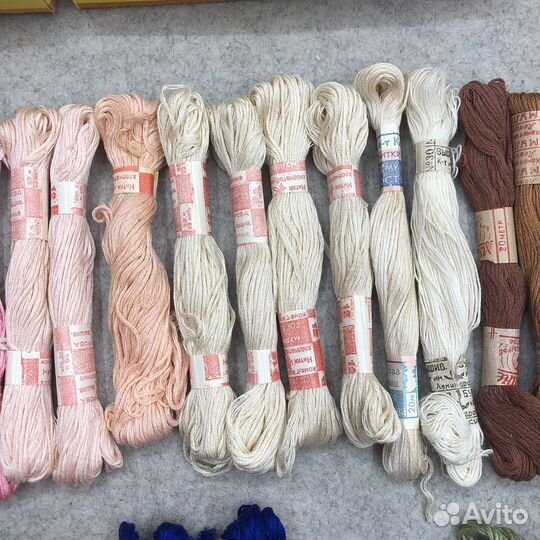 Советские нитки мулине комбината им.Кирова