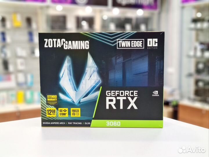 Видеокарта Zotac Gaming RTX 3060 12G (Новая)