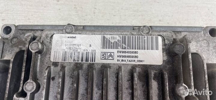 Блок управления АКПП Citroen C4 рест. 2010