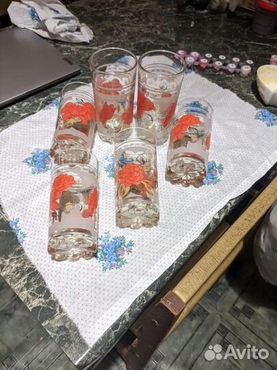 Стаканы комплект на 6 персон