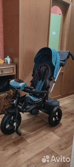 Велосипед коляска с ручкой