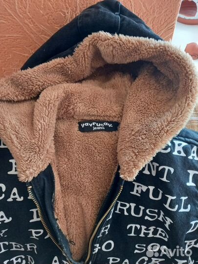 Толстовка детская джинсовая 116-128