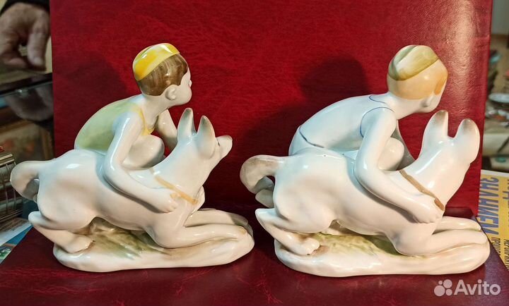 Статуэтка юный пограничник лфз СССР