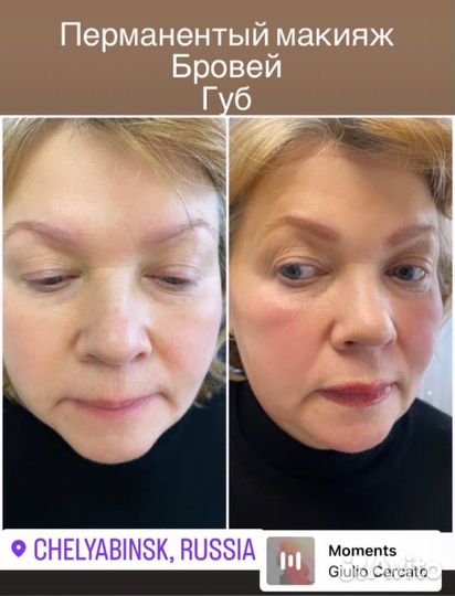 Перманентный татуаж бровей,губ