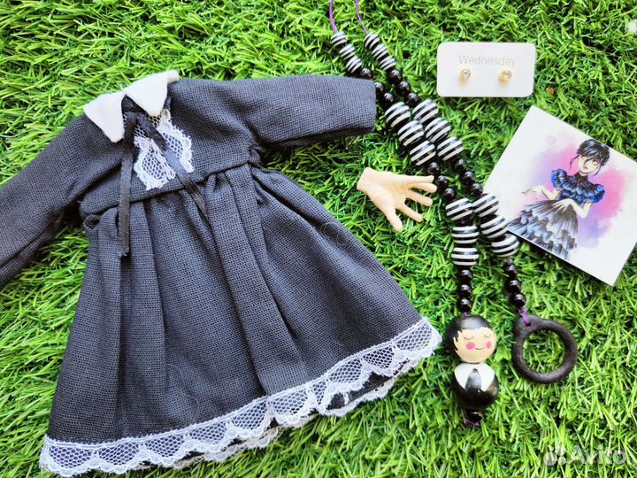Набор для куклы (кастома) Блайз Wednesday и Энид
