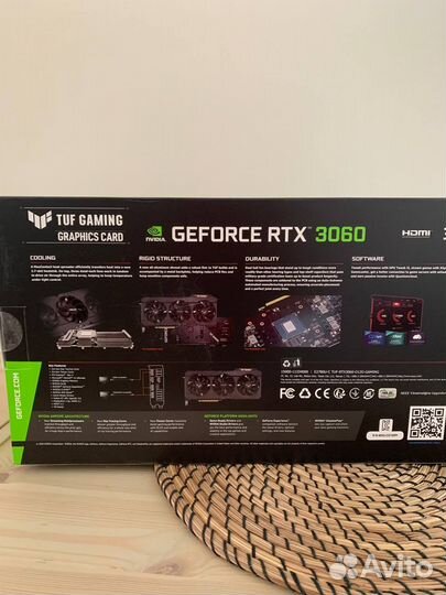 Видеокарта asus Geforce RTX 3060 TUF 12GB