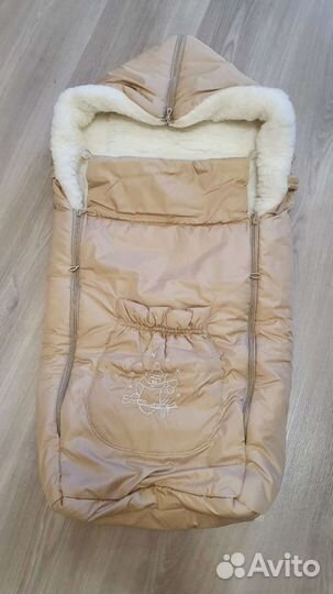 Конверт одеяло на выписку для новорожденных