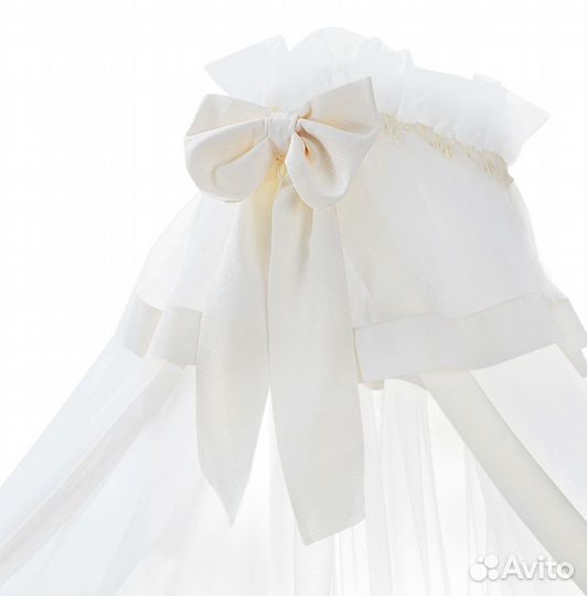 Балдахин в детскую кроватку цвет шампань