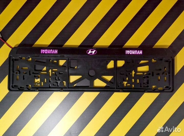 Номерная рамка c вашим логотипом и дизайном