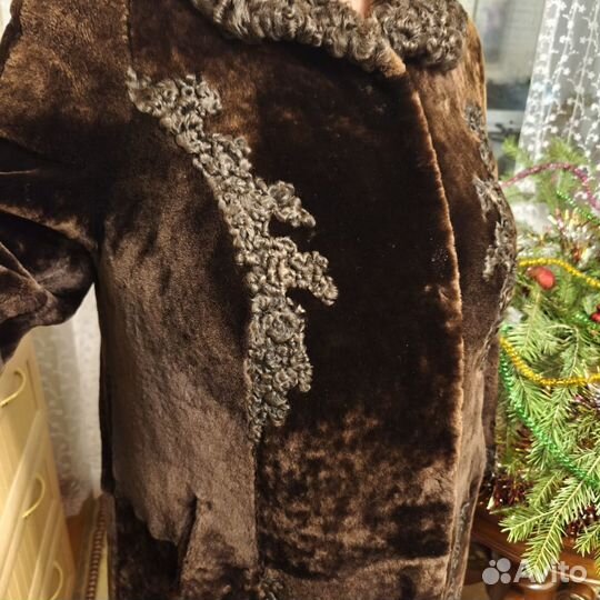 Шуба мутоновая 56 размер
