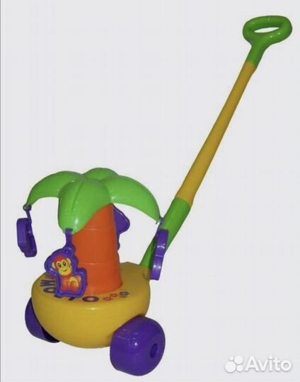 Игрушка каталка с ручкой пальма, полесье