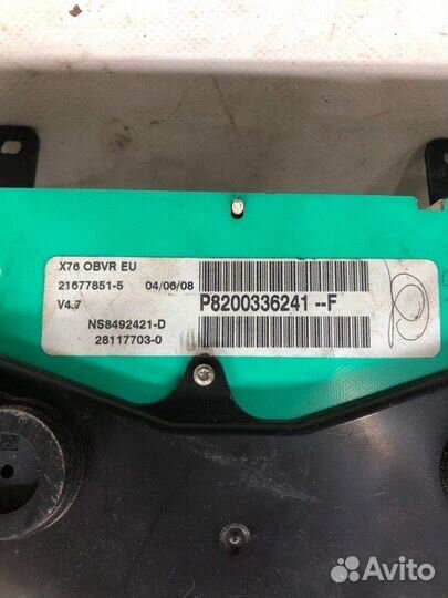 Панель приборов Renault Kangoo 1 KC K7J 2008