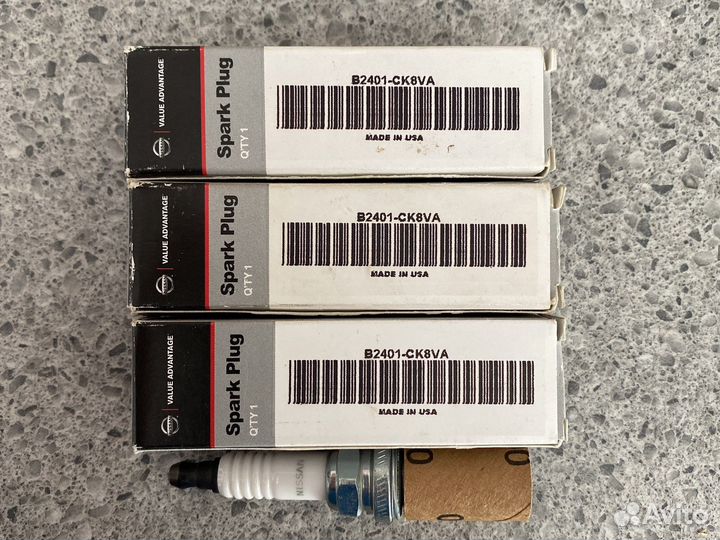 Свечи зажигания Nissan оригинал (4 шт) B2401-ck8va