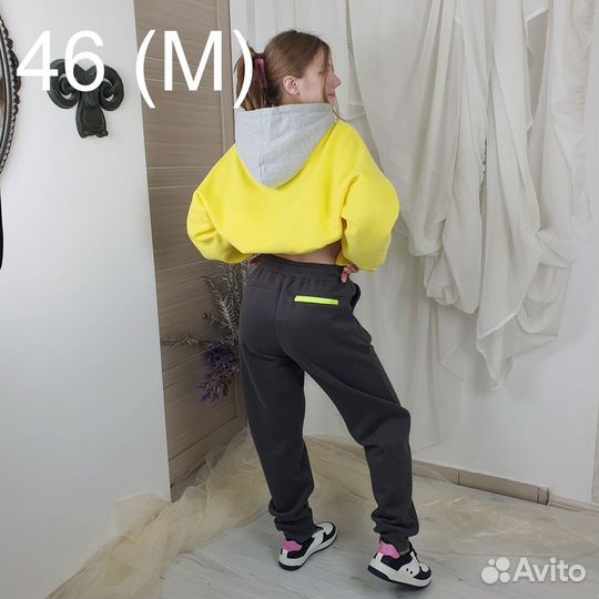 Джоггеры с флисом 7986