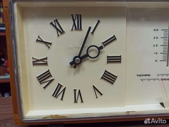 Советские Часы Маяк Термометр Барометр СССР Ретро