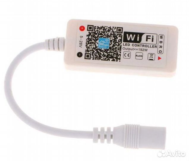 Лента светодиодная, контроллер, блок питания