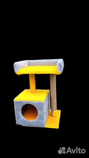 Домик для кошки с когтеточкой новый