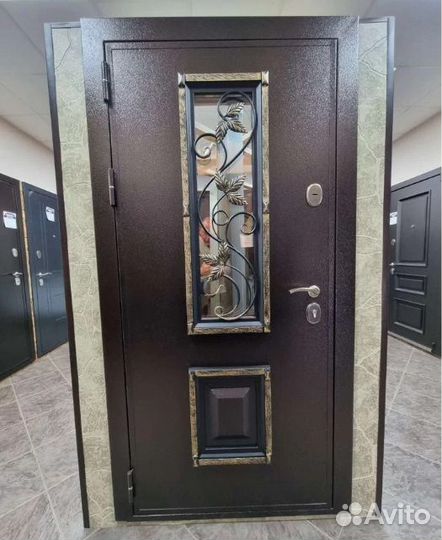 Дверь входная «Ковка -Пегас» Лесной Орех