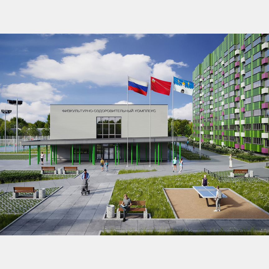 3-к. квартира, 76,3 м², 4/9 эт.