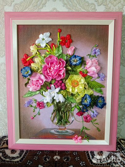 Вышивка лентами