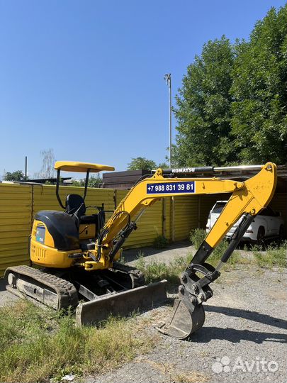 Мини-экскаватор Komatsu PC38UU, 2015