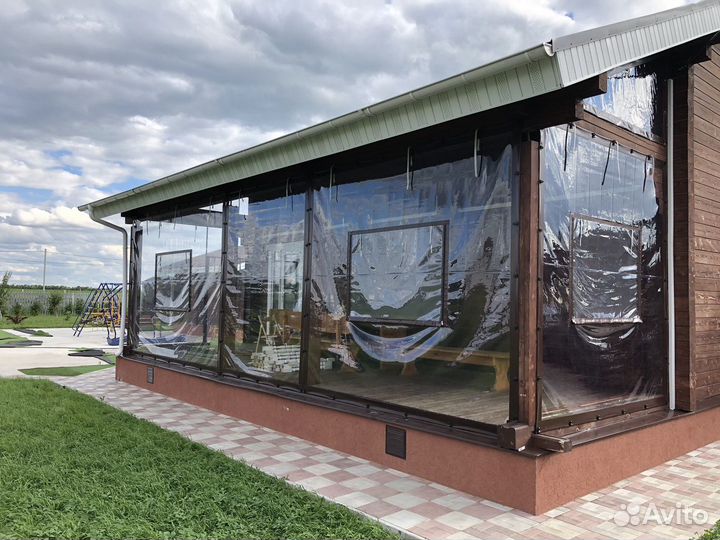 Мягкие окна, пвх шторы, гибкие окна на веранду