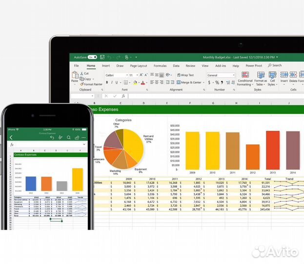 Работа с таблицами excel