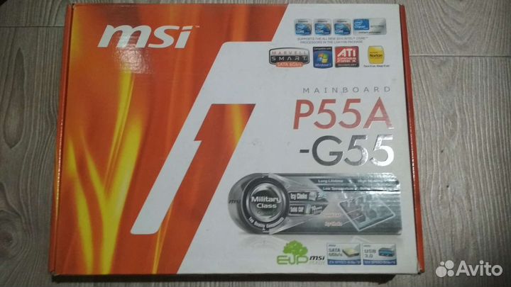 Материнская плата на lga 1156 xeon x3450 DDR3 12GB