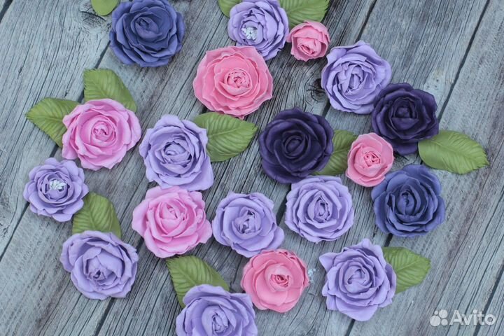 Головки цветов для декора
