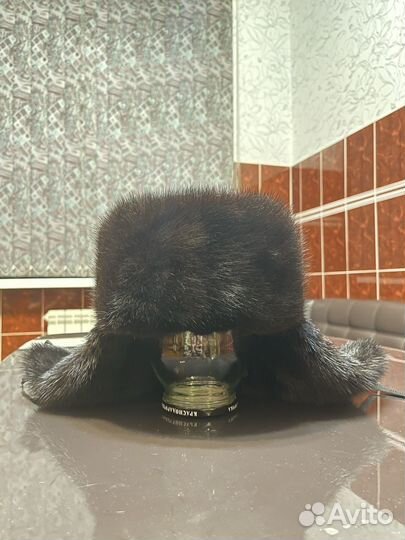 Шапка ушанка норка 55-57