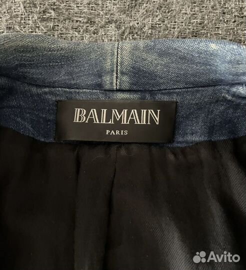 Пиджак джинсовый balmain