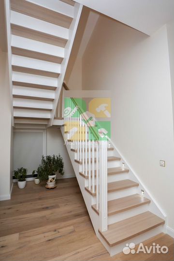 Лестница для дома и дачи на 2 этаж №1