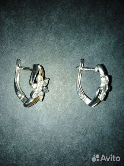 Серебряные серьги