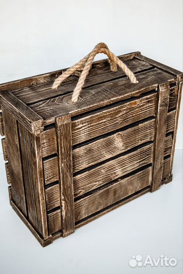 Ящик подарочный деревянный