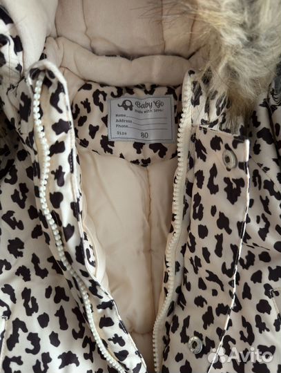 Комбинезон для девочки 86,92 зимний