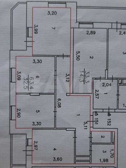 3-к. квартира, 68 м², 13/18 эт.